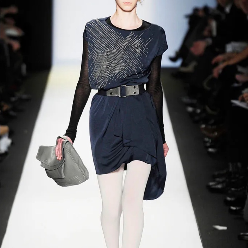 BCBGMaxAzria Runway Studded Dress